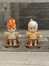Lot Flintstones Pebbles Bamm-Bamm Wind Up Crawling Toys Hanna Barbera 1992 1993 - $15.99
