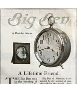 1917 Western Clock Big Ben Advertisement Ephemera Westclox Alarm #2 LGADYC4 - $19.99