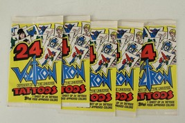 1984 Voltron Defender Of The Universe Tattoos Lot Of 5 Sealed Topps Comic Tie In - £14.94 GBP