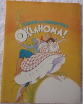 Vintage Musical Oklahoma Souvenir Program Mary Wickes Christine Andreas ... - $19.99