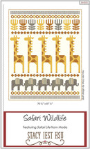 SAFARI WILDLIFE 70&quot; x 87&quot; Quilt Pattern By Stacy Iest Hsu - SIH 033 - $11.87