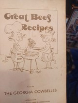 ATLANTA GA VINTAGE *GEORGIA COWBELLES COOK BOOK *GREAT BEEF RECIPES *CAT... - $14.99