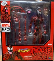 Medicom Toy Mafex 118 Amazing Spider-Man Carnage Action Figure - £452.43 GBP