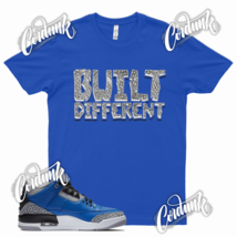 Blue Built Different Sneaker T Shirt To Match J1 3 Blue Cement True Sport - £20.19 GBP+
