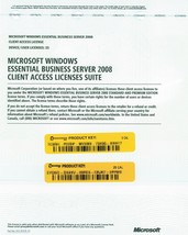 Microsoft Windows Essential Business Server 2008 25 User Device CAL No m... - $296.99