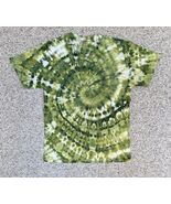 NEW Gildan Men’s Dark Green Spiral Iced Tie-Dye Shirt Short Sleeve Size ... - $22.54