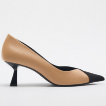 Zara Bnwt 2023. TWO-TONE HIGH-HEEL Shoes Contrast. 2255/010 - £70.53 GBP