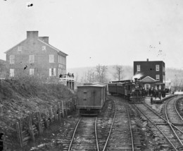Passenger Train at Depot Hanover Junction Pa 1863 New 8x10 US Civil War ... - £6.93 GBP