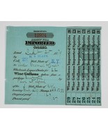 1879 United States Stamp for Imported Spirits New York  Acker Merral Co ... - £11.70 GBP
