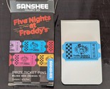 Five Nights at Freddy&#39;s Blue Freddy Prize Ticket Enamel Pin Figure Fazbe... - £14.41 GBP