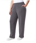 Mondetta Women&#39;s Sweatpants Purple Fleece Pockets High-Waisted Elastic W... - $54.71 CAD