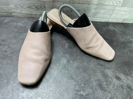 Louis et Cie Mules Women 8 M Coolia Shoes Blush Pink Leather SlipOn Comf... - $24.57