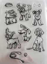 Cartoon dog clear stamp set Card Making Ink Stamps - £5.59 GBP