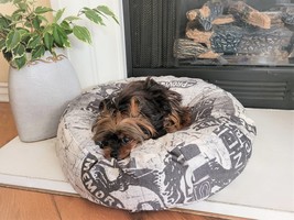 Handmade Luxury Pet Bed with Cover-machine washable | for Dogs and Cats - £39.77 GBP