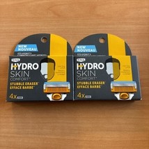 2 Pack Schick Hydro Skin Comfort Stubble Eraser Razor Refills 8 Cartridg... - $13.64