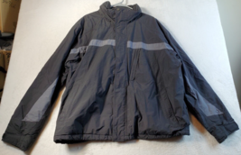 Columbia Jacket Mens Size XL Black 100% Nylon Pockets Long Sleeve Full Zipper - £15.90 GBP