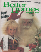 Better Homes And Garden December 1987 Happy Holidays! - £1.76 GBP