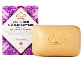Nubian Heritage Shea Butter Soap with Lavender &amp; Wildflowers 5 oz - Pack of 12 - £73.53 GBP