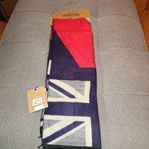 Disney Parks Showcase Union Jack Scarf United Kingdom Heritage Traditions NEW  - £8.45 GBP