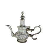 Moroccan Teapot Vintage Silver Sterling Antique Small Tea Kettle Handmad Stamped