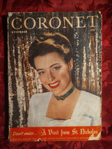 Coronet December 1945 Stevan Dohanos Bugs Bunny Margaret O&#39;brien Empire State ++ - £4.29 GBP