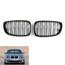 For BMW 1-Series E81 E87 E82 E88 128i 135i 08-12 Gloss Black MColor Fron... - £34.51 GBP+