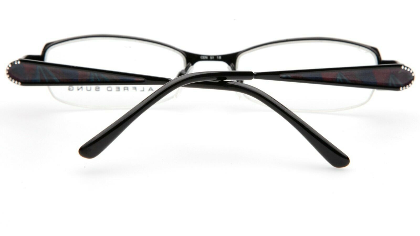 "READ" ALFRED SUNG AS 4782 BLK CEN BLACK EYEGLASSES GLASSES 51-18-130mm Italy Item image 4