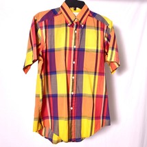 Saddlebred Men&#39;s Short Sleeve Button Down Shirt Made in the USA Size Medium - £14.98 GBP