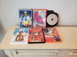 6 Family Movies DVDs Snow White Ice Age The Incredibles Barner Horton Homeward - £7.75 GBP