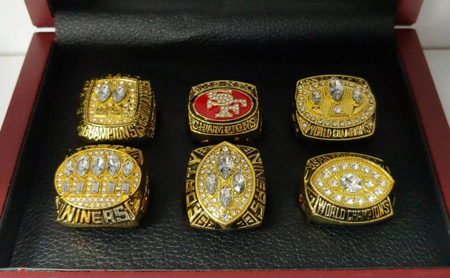 San Francisco 49ers Championship Ring Set... Fast shipped from USA - $2,093.20 MXN