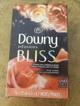 Downy Infusions Bliss Sparkling Amber and Rose Dryer Sheets 160 ct - $21.84