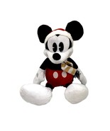 Disney Just Play Mickey Mouse Plush Santa Hat Scarf 20&quot; Christmas Holiday  - £11.68 GBP