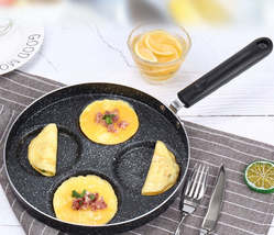 Egg Frying Pan Nonstick Pancake Pans 4-Cups Cookware Pancake Pan Egg Pan... - £34.96 GBP+