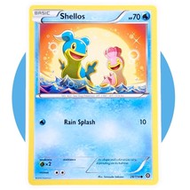 Steam Siege Pokemon Card (KK38): Shellos 28/114 - $1.90