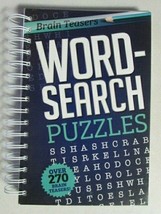 Over 270 Brain Teasers Word Search Puzzles (Used 2 Puzzles Done), No Back Cover - £15.63 GBP