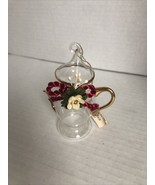 Kurt S. Adler hand crafter glass pitcher ornaments with tag - $270.13 MXN