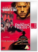 A Knight&#39;s Tale/The Princess Bride/The Mask Of Zorro DVD (2004) Heath Ledger, Pr - £14.85 GBP