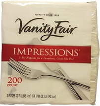 3-Ply Dinner Impressions Napkins - 200 Count - £40.17 GBP