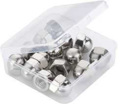 1/4-20 Acorn Cap Nuts, 304 Stainless Steel 18-8, Bright Finish, 50 PCS - $14.43