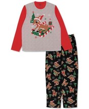 Briefly Stated Mens Matching Rudolph Family Pajama Set Size:Medium Color:Asst - £26.30 GBP