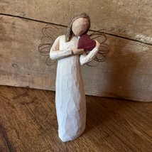 Willow Tree Angel of the Heart 8&quot; Figurine Susan Lordi 2000 - $184.53 MXN