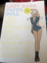 Paper Doll Lady Gaga  2010 by Mel Elliott I LOVE MEL, Book Collectible - £30.68 GBP