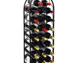 23 Bottles Arched Freestanding Floor Metal Wine Rack Wine Bottle Holders... - $54.99