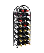 23 Bottles Arched Freestanding Floor Metal Wine Rack Wine Bottle Holders... - £43.06 GBP