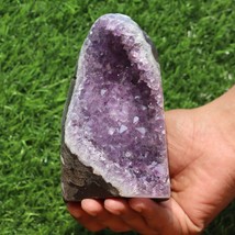 Purple Amethyst Geode cathedral crystal cluster - 5.5X3.3X3.2 Inch(2.31Lb) - £148.73 GBP
