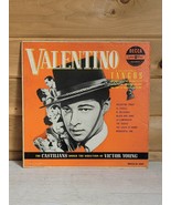 1951 Vinyl 33 10&quot; Valentino A Collection of Tangos Decca Vintage Record - £12.88 GBP