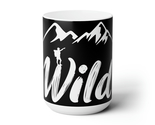 15oz ceramic hiking mug wild mountain range design adventure nature coffee cup thumb155 crop