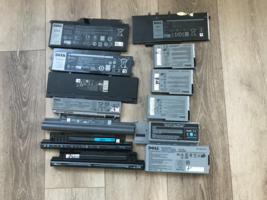 Lot of  13  Not working Dell Laptop Battery For Parts or Repair - £6.24 GBP