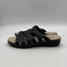 Croft &amp; Barrow Ortholite Womens Black Slip On Slide Sandals Size 8 M - $29.69