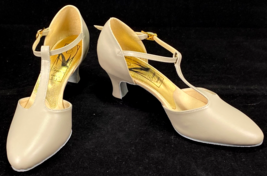 Elegance Shoe - Princess Lea Beige Women&#39;s Ballroom Dance Shoes - sz 6 -... - $829.97 MXN